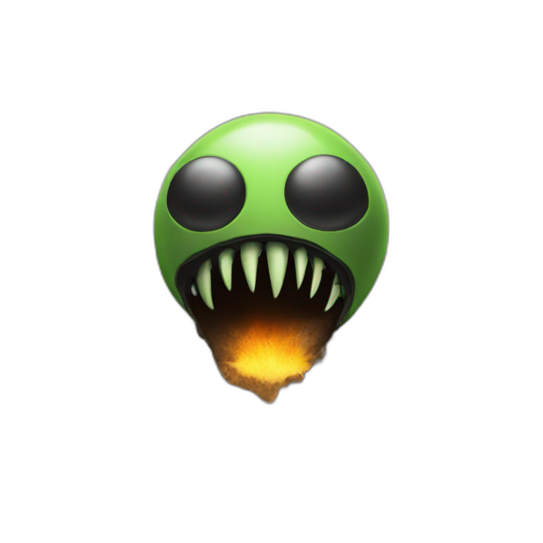 aliens bombing a bank emoji
