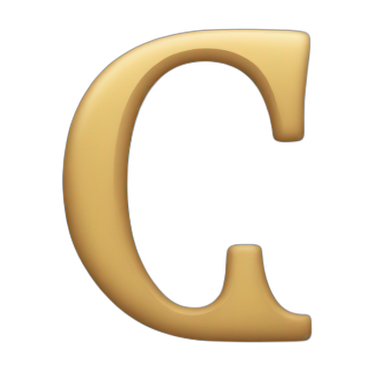curve "A" emoji