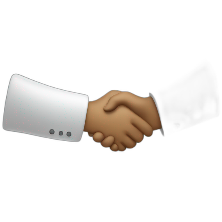awesome handshake emoji