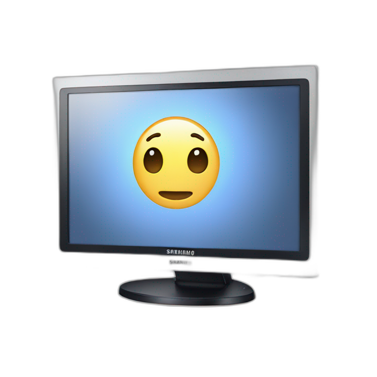 samsung monitor emoji
