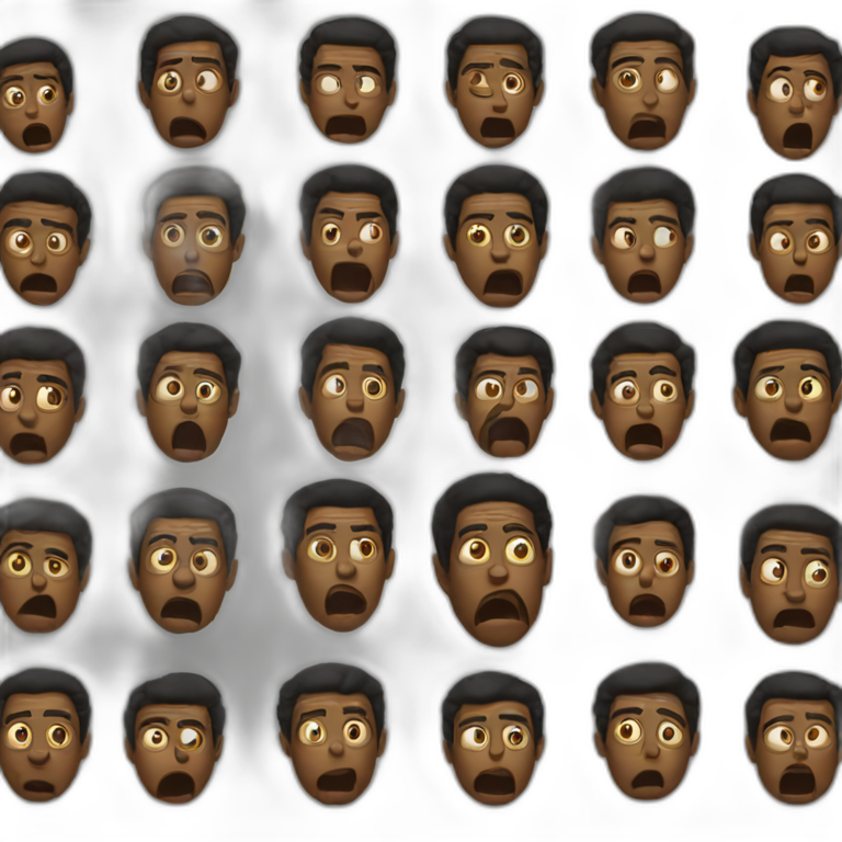 shocked black guy meme emoji