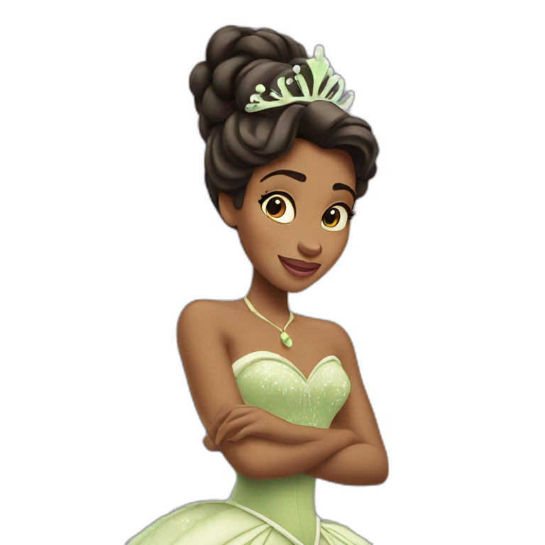 Princess Disney Tiana emoji