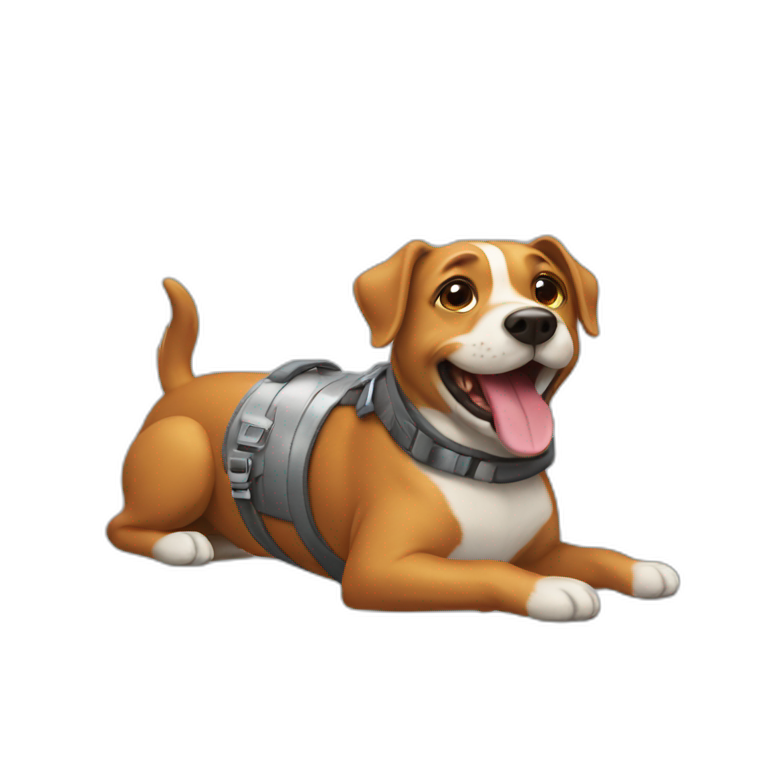 rocket dog emoji