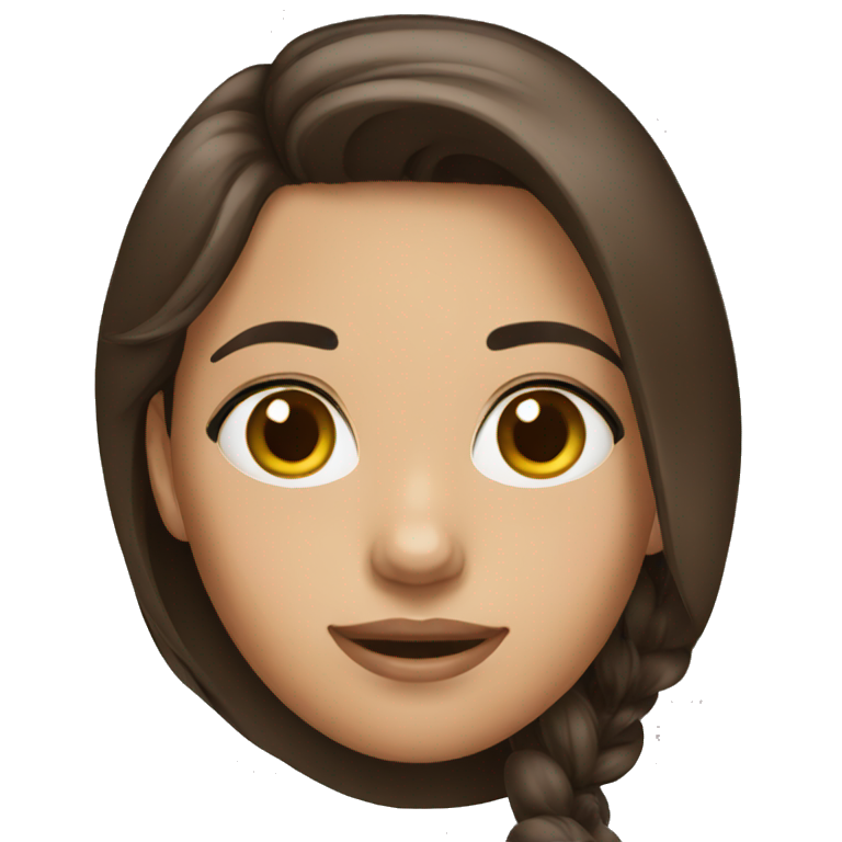 Girl brunette emoji