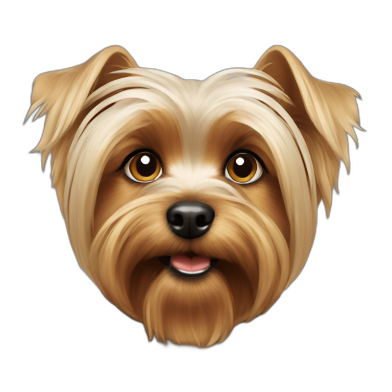 Dog Yorkshire terrier  emoji
