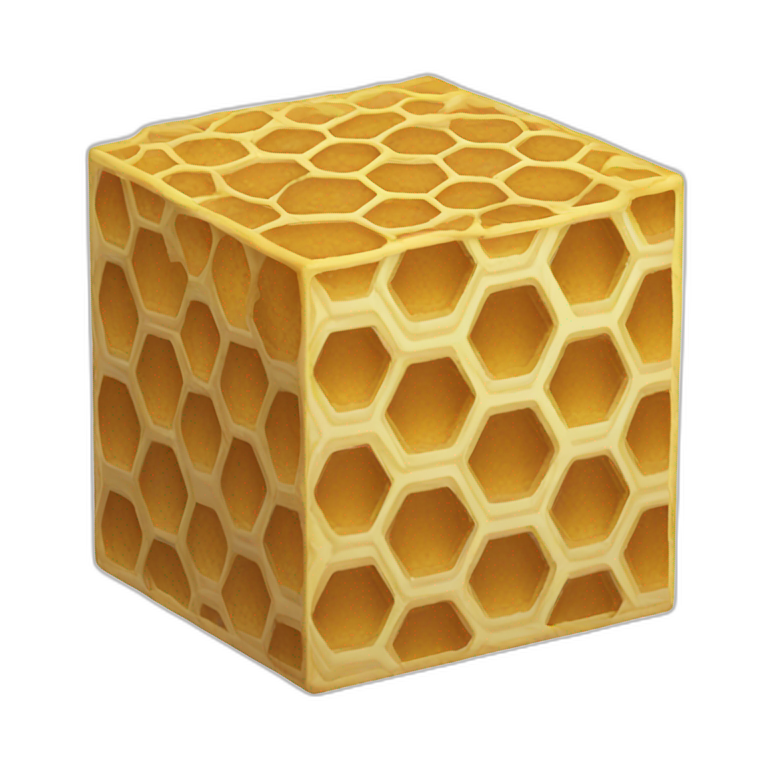 honeycomb cube emoji