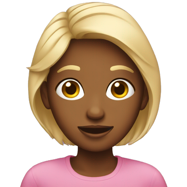 a girl with a phone  emoji