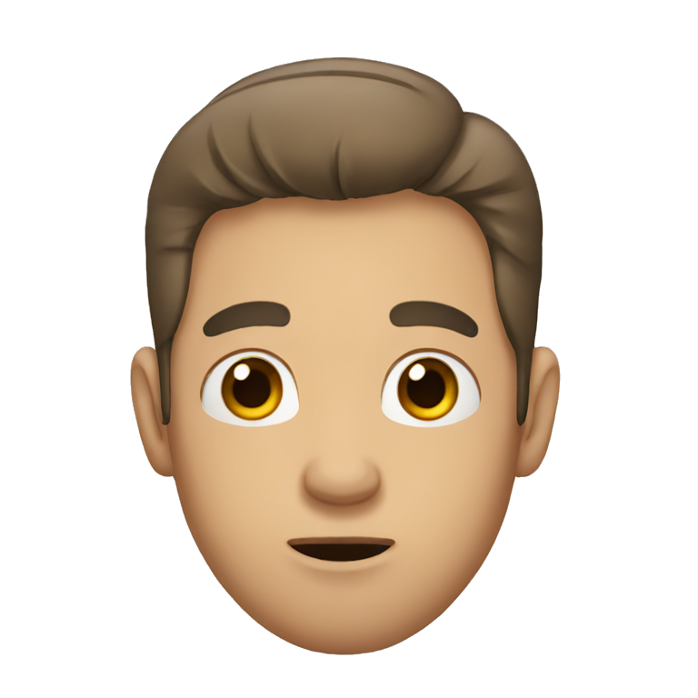 man with hands on mouth emoji