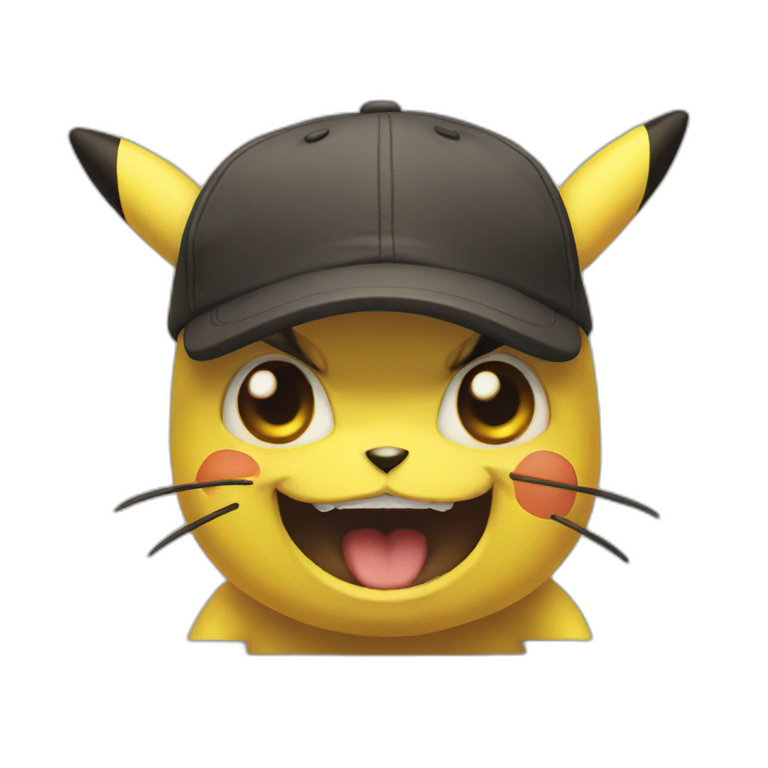 horrifying pikachu emoji
