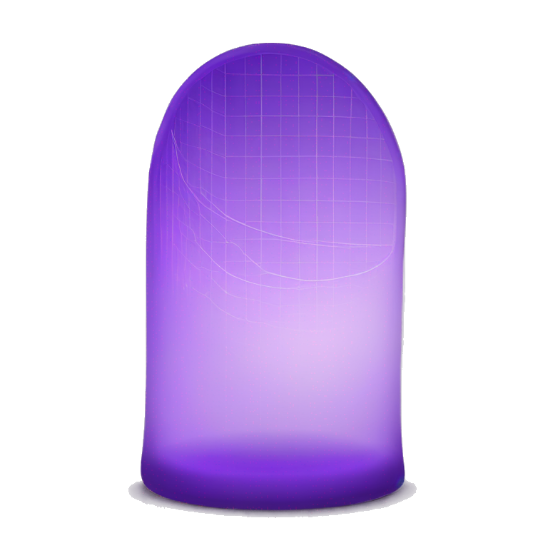 gaussian graph in purple hue emoji