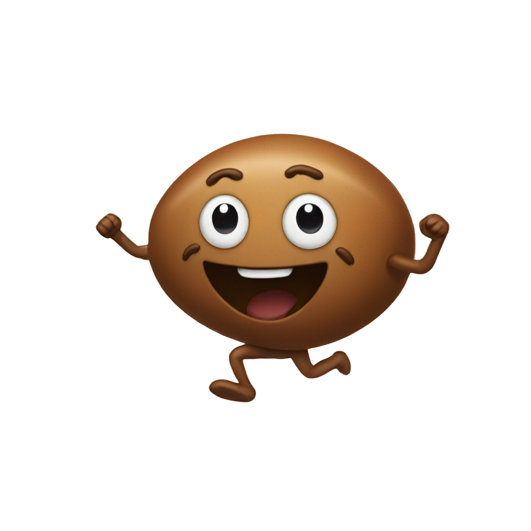 Jumping bean emoji