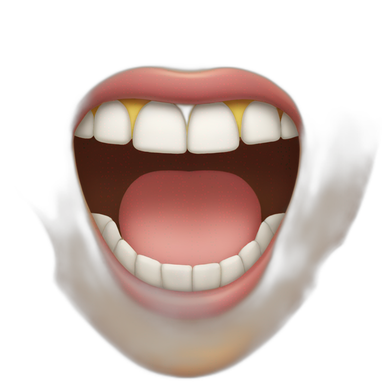 open mouth face emoji