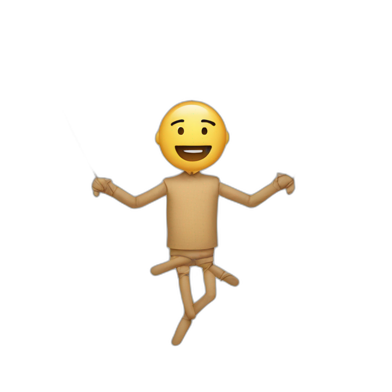human puppet with strings emoji