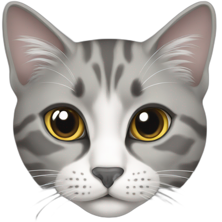 Scotland cat grey white emoji