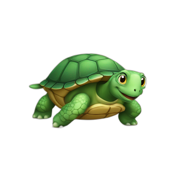Happy turtle emoji