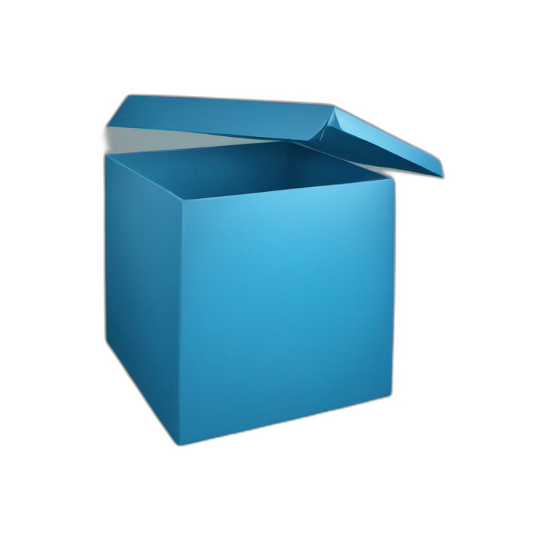 blue box emoji