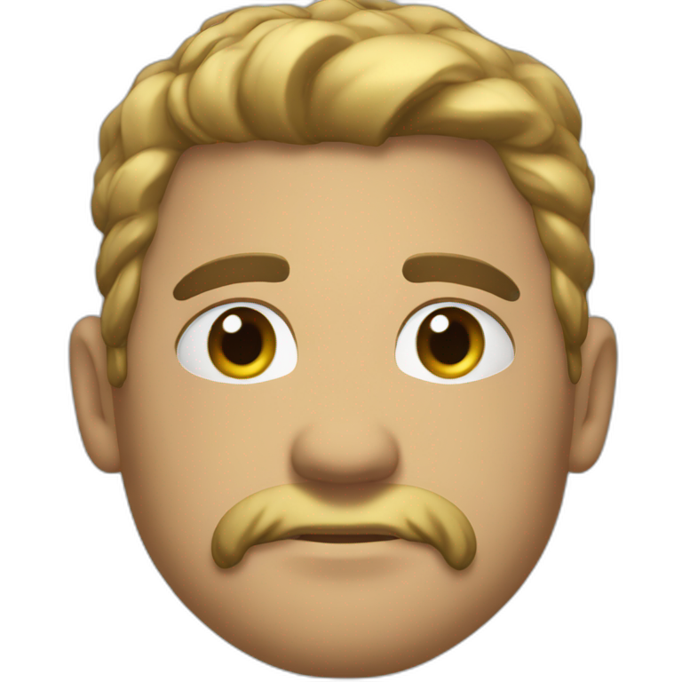 Phalsten the flage in a strong man emoji