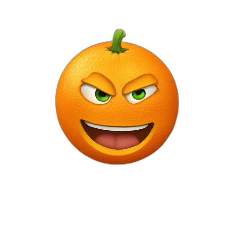 annoying orange emoji | AI Emoji Generator