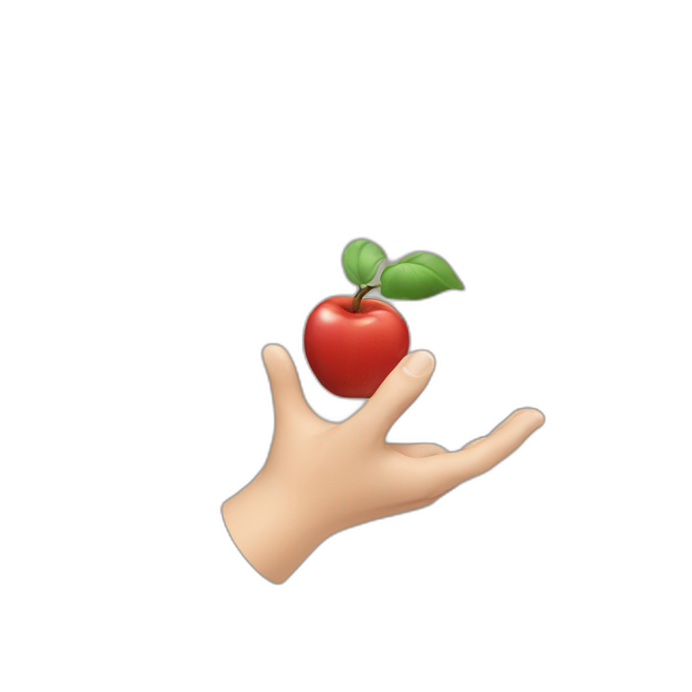 hand throw iphone emoji