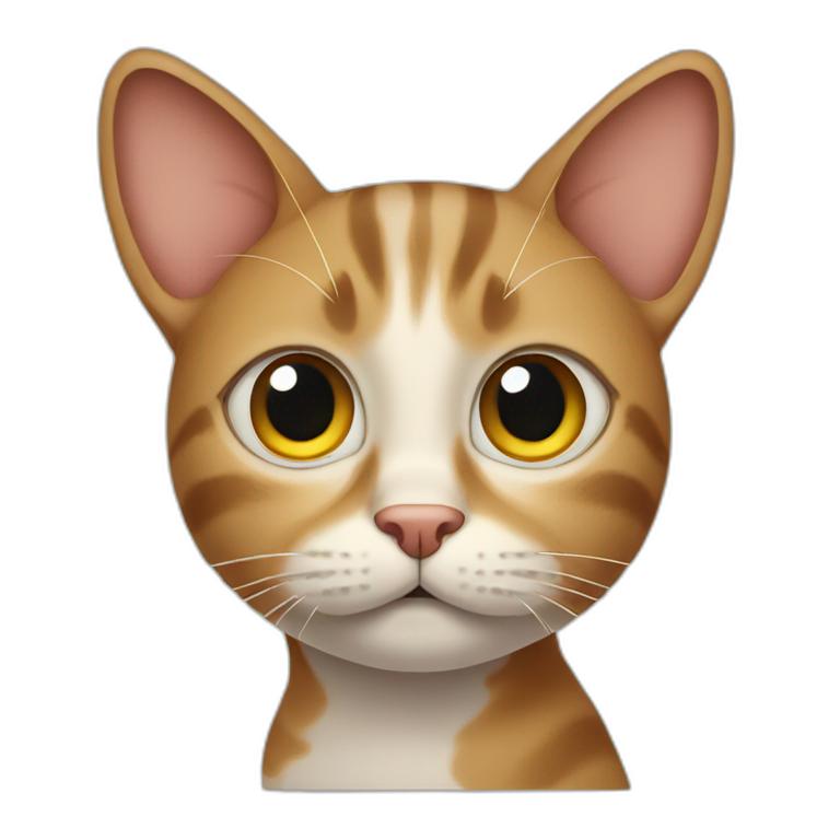 confused cat face emoji