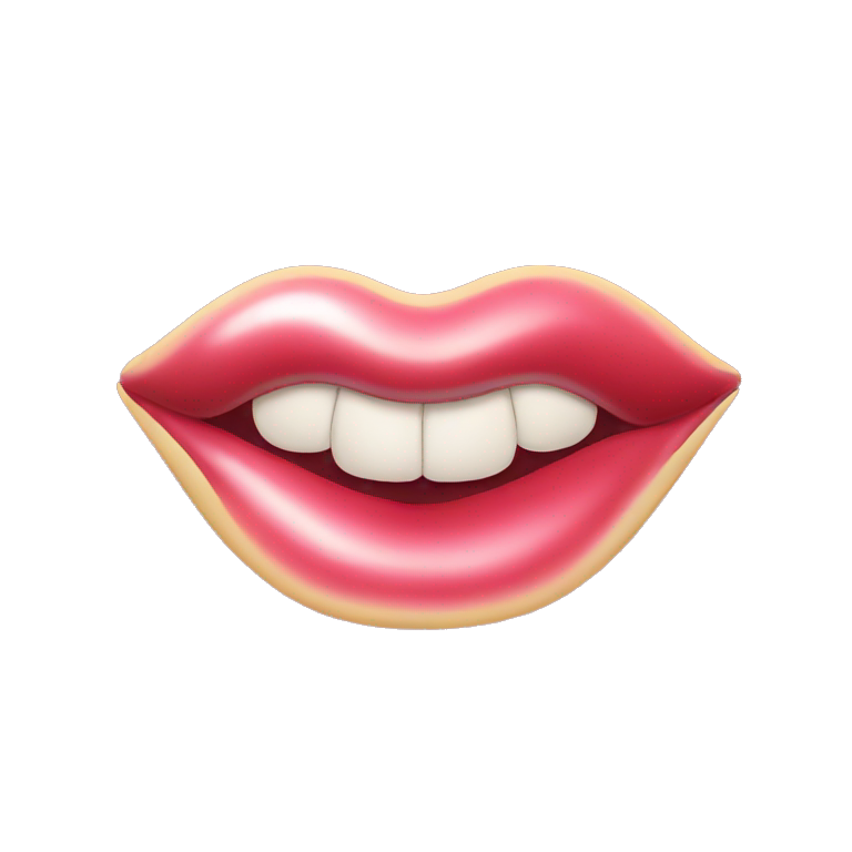 Lip kiss emoji