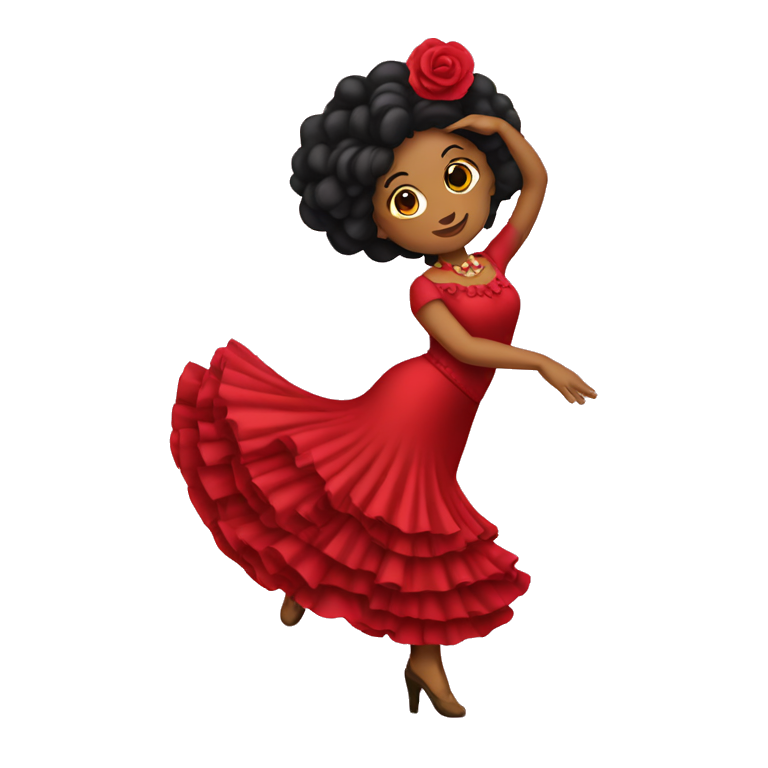 flamenco dancer woth castagnettes emoji