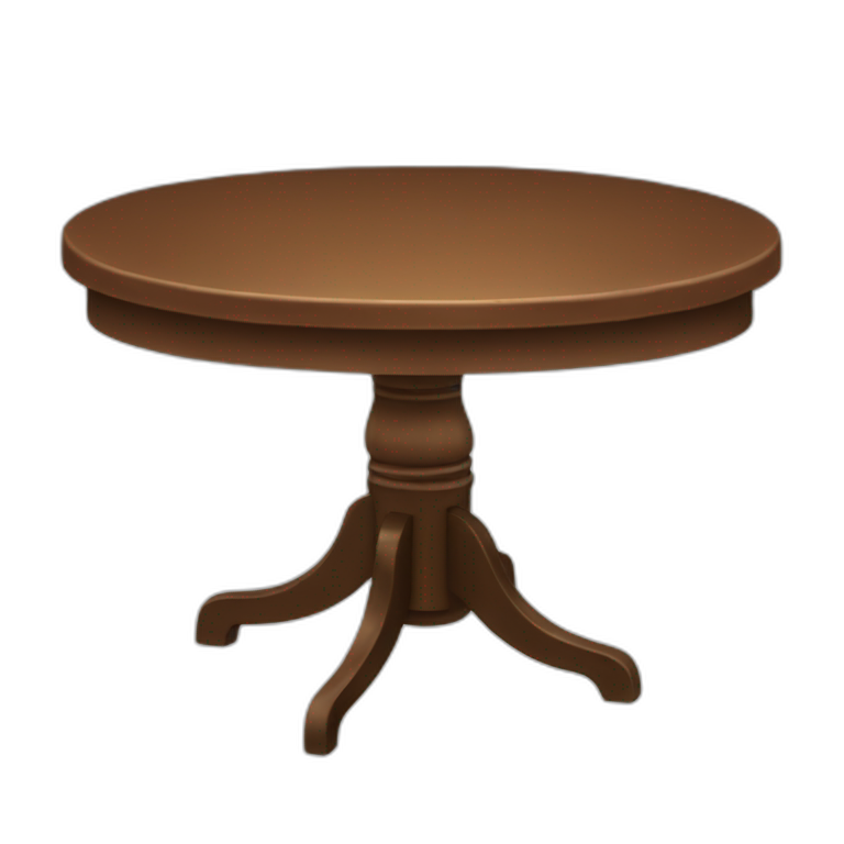 table for one emoji