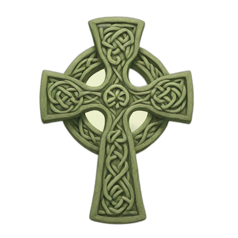 Celtic cross emoji