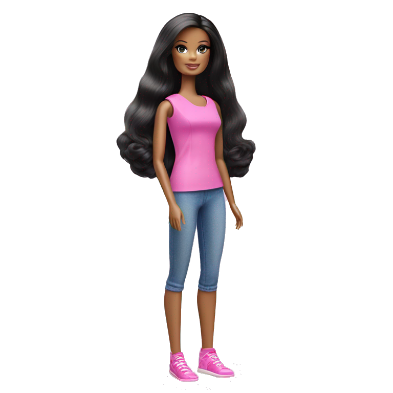 Barbie emoji style doll on sale