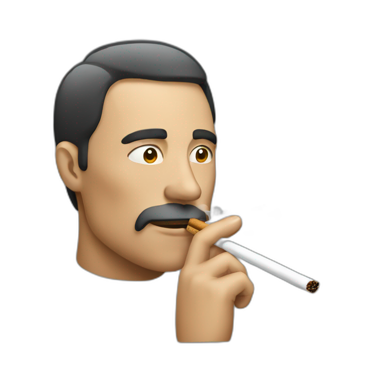 Man smoking  emoji