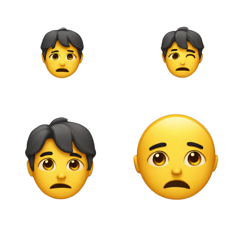 sad and happy at the same time emoji