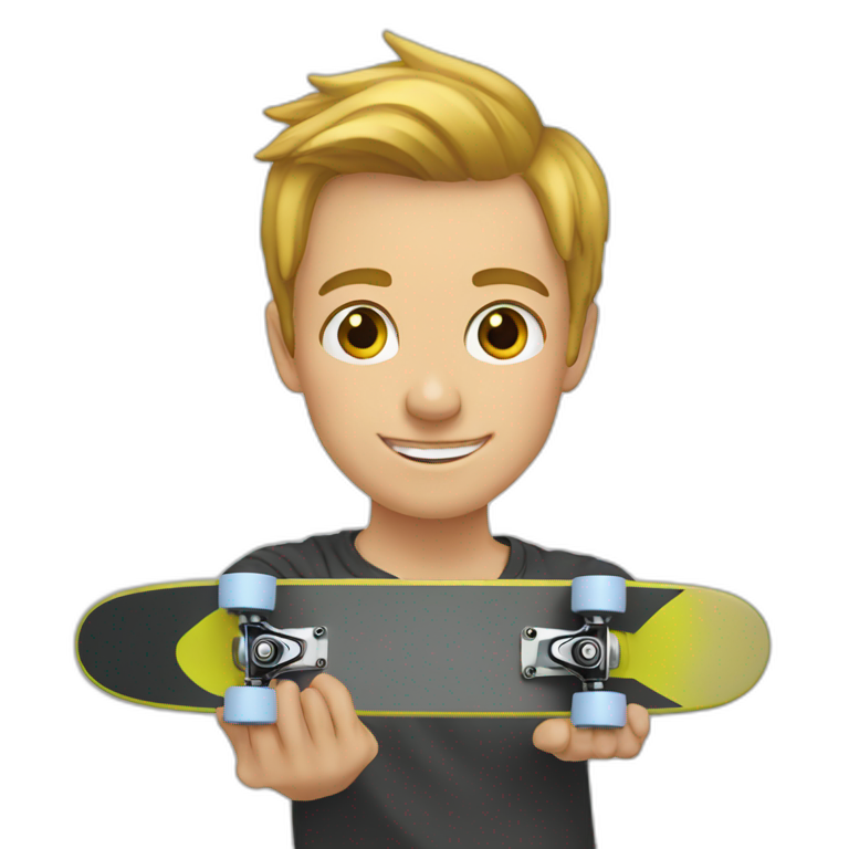 today skateboard emoji