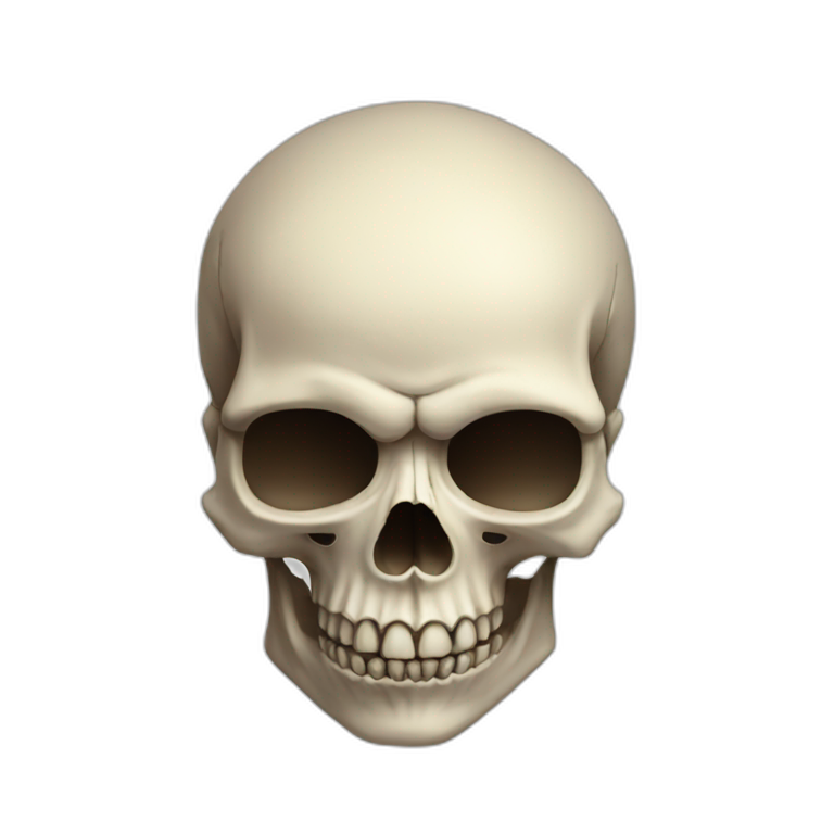 Skull with emoji