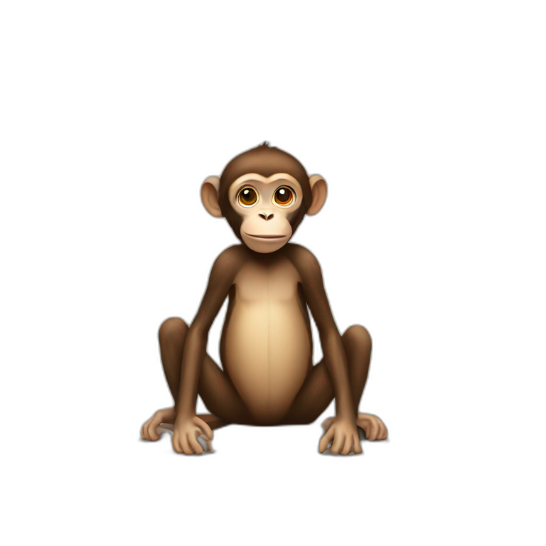 Monkey with no legs emoji