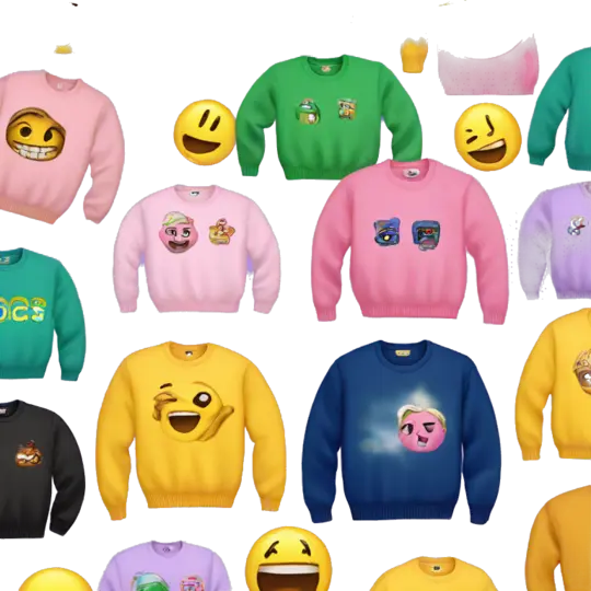 Emoji sweater hot sale