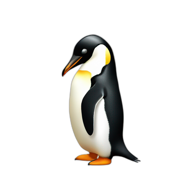Pinguin-kiss emoji