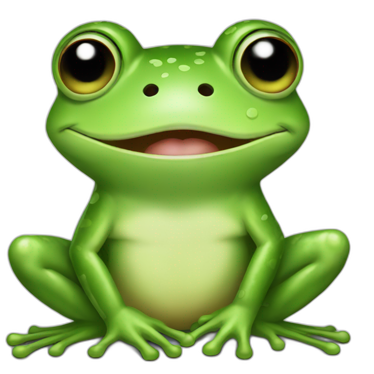 frog love frog emoji