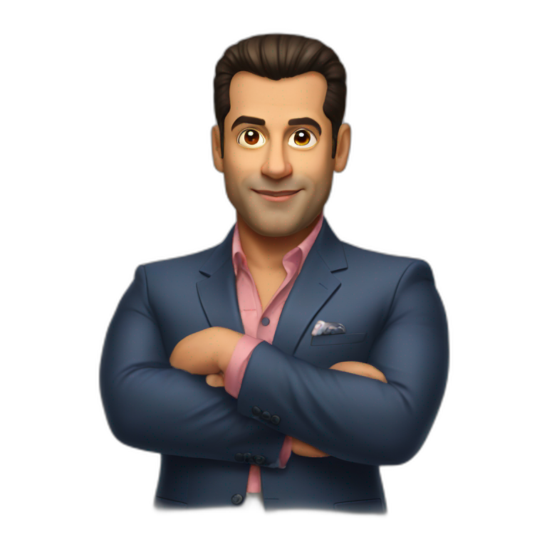 Salman Khan in blazer emoji