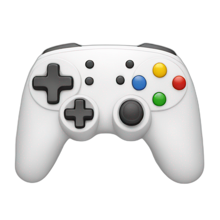 white controller emoji