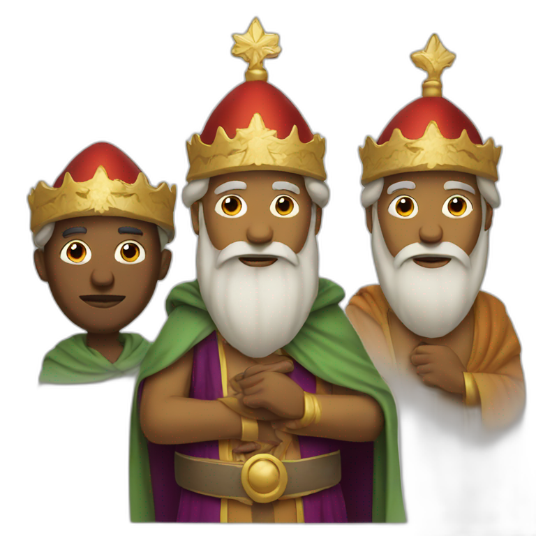 three wise men emoji