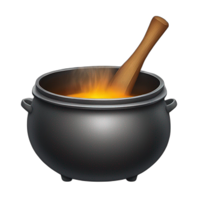 stirring cauldron emoji
