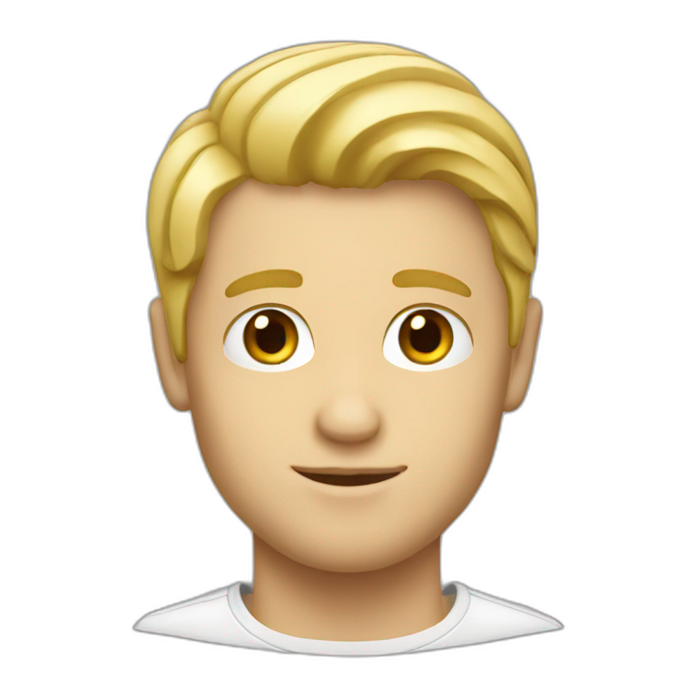 Blond french guy emoji