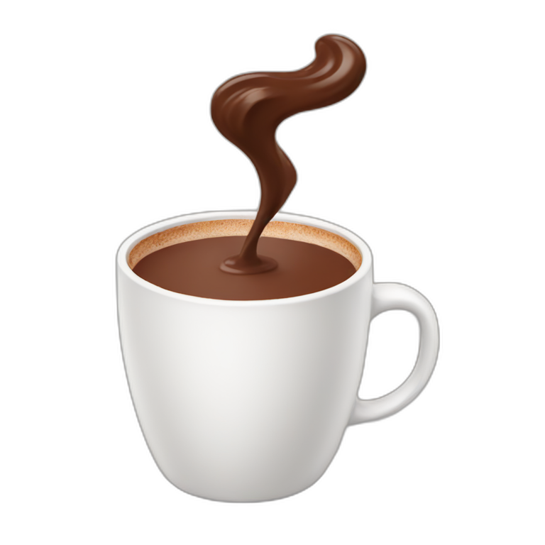 soy hot chocolate emoji