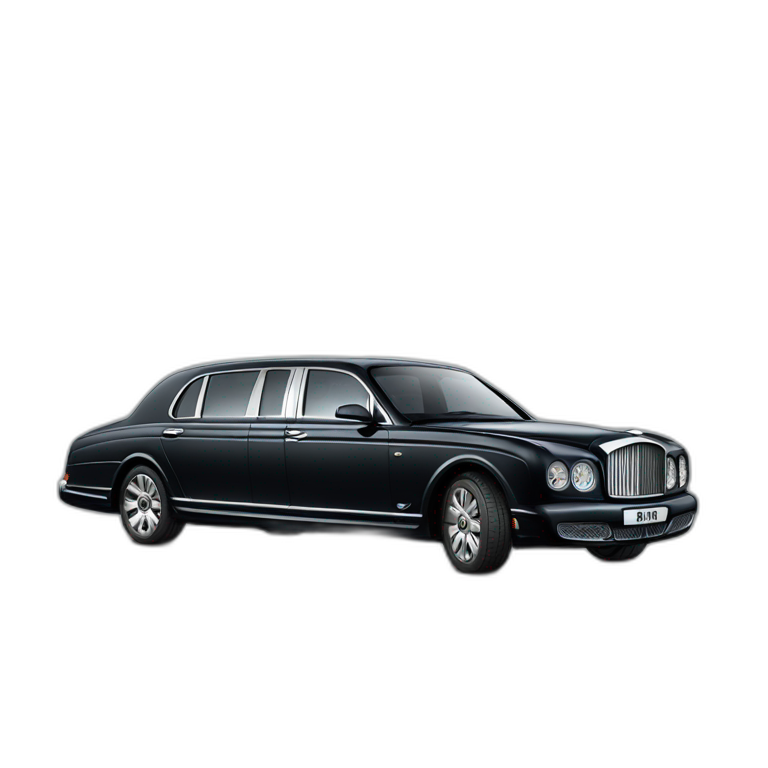 A Bentley limousine emoji