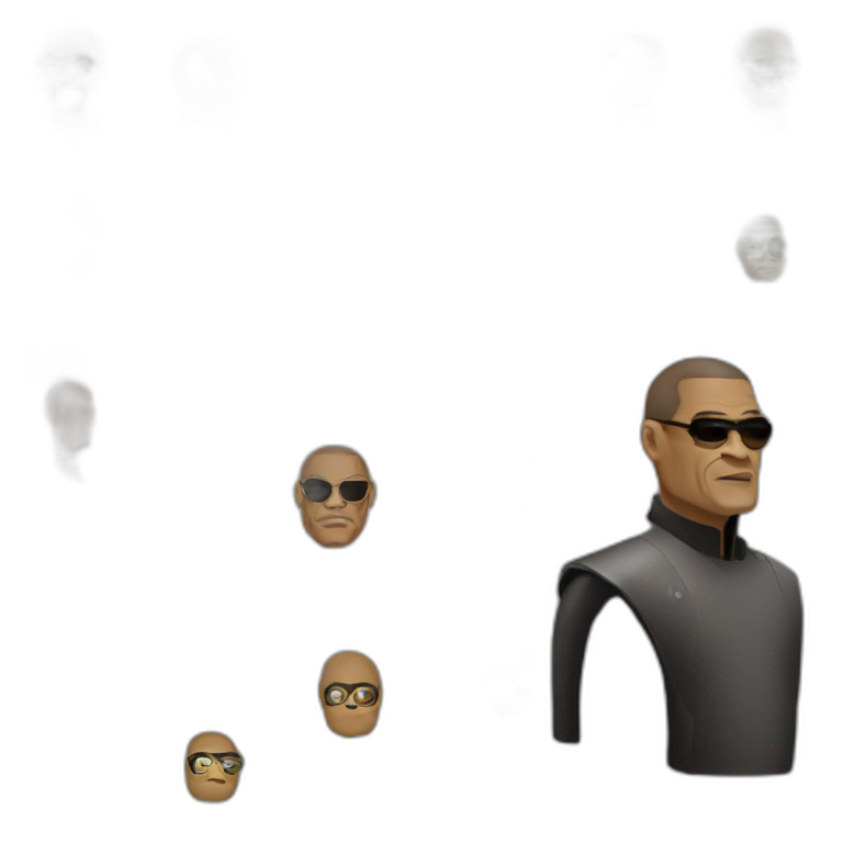 Morpheus, Lawrence fishburne, matrix emoji