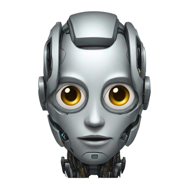 half human half robot emoji