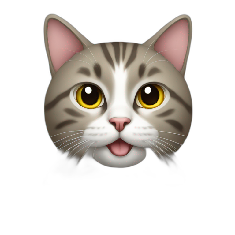 cat coding on a macbook emoji