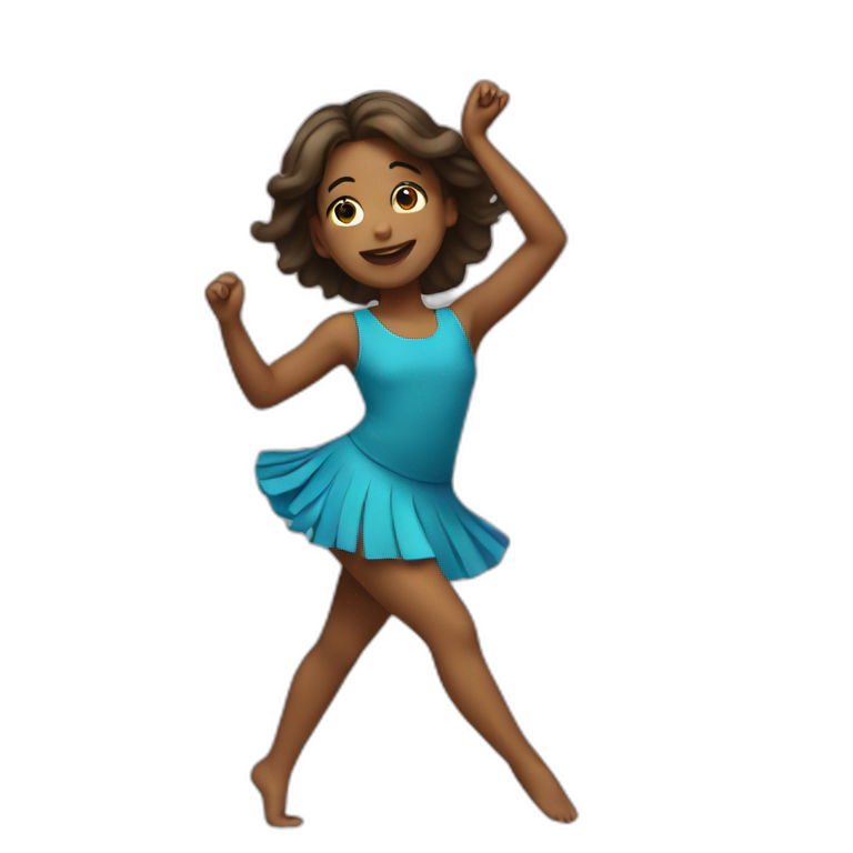 Girl dancing emoji