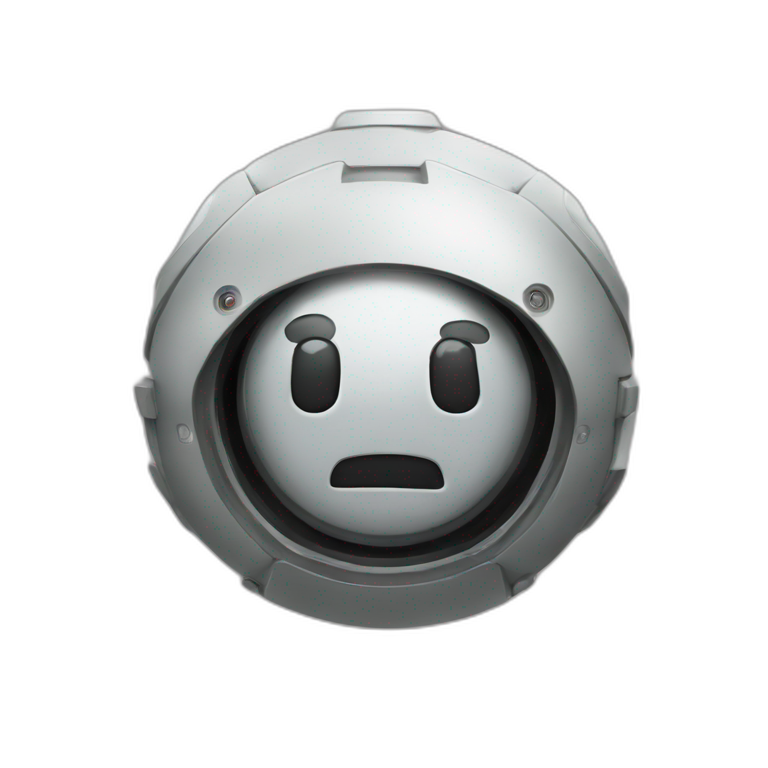 danger sign robot emoji