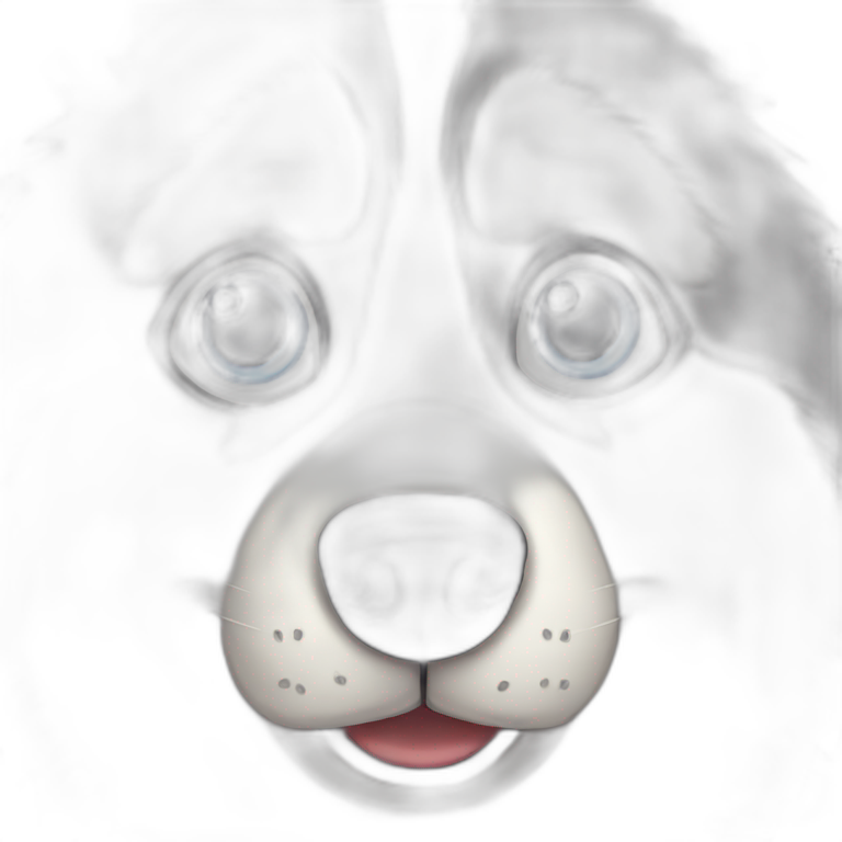 Husky sad eyes emoji
